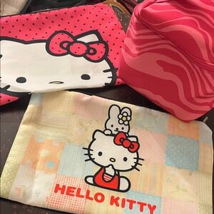 Hello Kitty Pink and Red Kids Bag Set